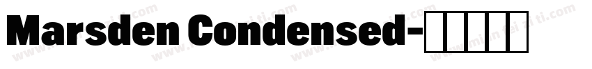 Marsden Condensed字体转换